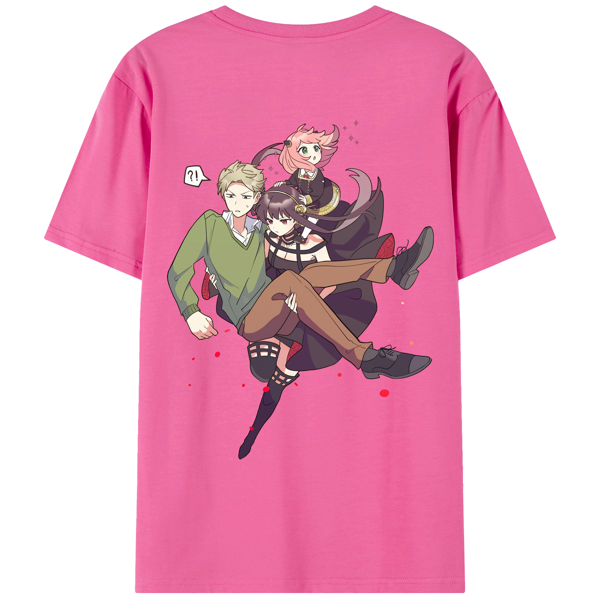 （画像用） SPY×FAMILY间谍家家酒 レディース半袖Tシャツ(バックプリント)